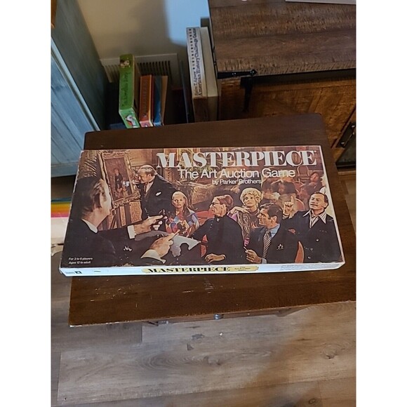 Vintage 1970 Masterpiece The Art Auction Game by Parker Brothers Complete Set - Picture 1 of 3